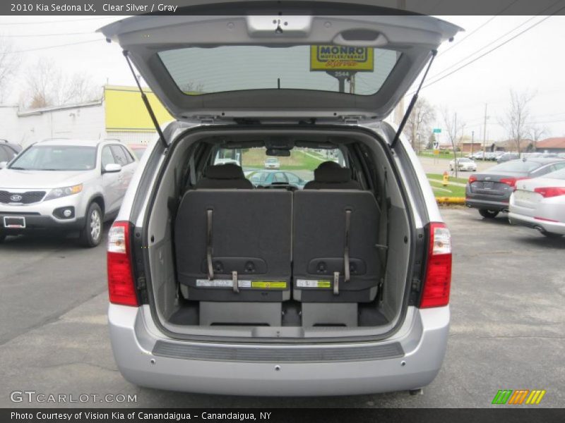 Clear Silver / Gray 2010 Kia Sedona LX