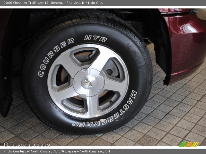 Bordeaux Red Metallic / Light Gray 2006 Chevrolet TrailBlazer LS