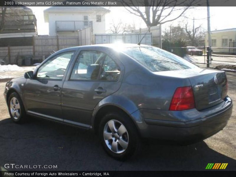 Platinum Grey Metallic / Black 2003 Volkswagen Jetta GLS Sedan