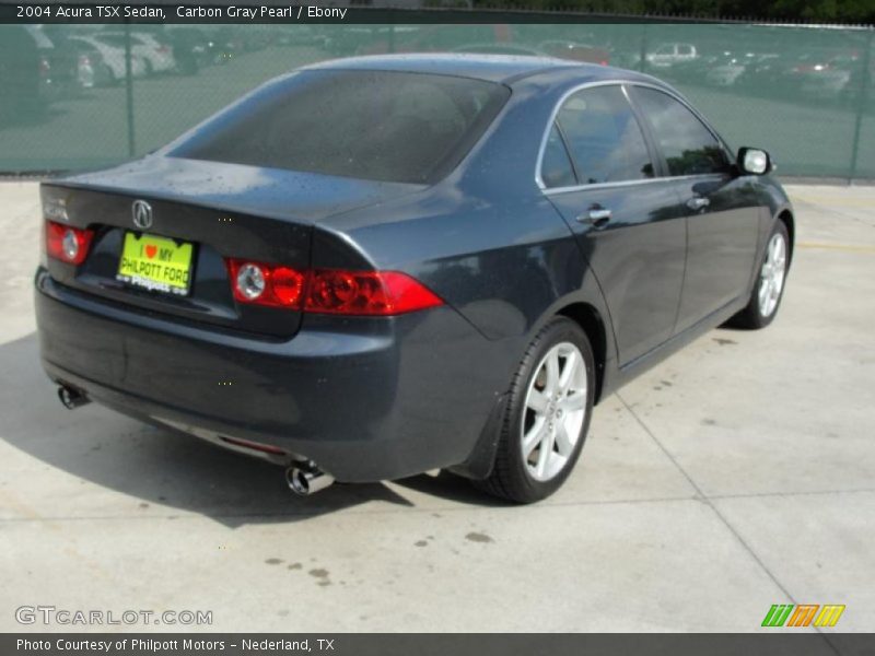 Carbon Gray Pearl / Ebony 2004 Acura TSX Sedan