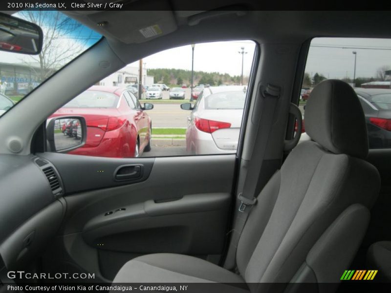 Clear Silver / Gray 2010 Kia Sedona LX