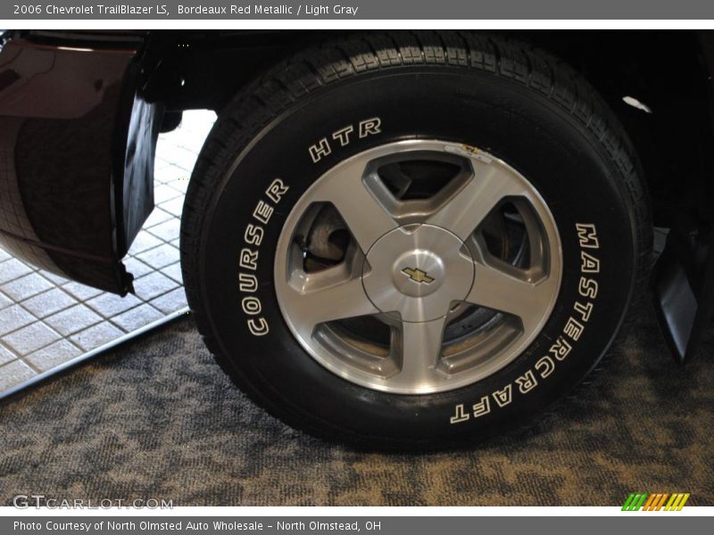 Bordeaux Red Metallic / Light Gray 2006 Chevrolet TrailBlazer LS