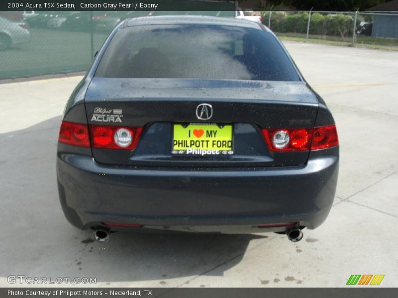 Carbon Gray Pearl / Ebony 2004 Acura TSX Sedan