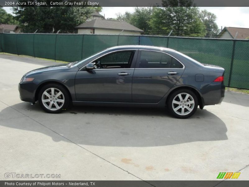 Carbon Gray Pearl / Ebony 2004 Acura TSX Sedan