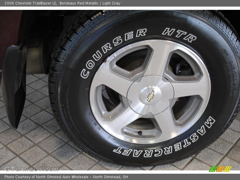 Bordeaux Red Metallic / Light Gray 2006 Chevrolet TrailBlazer LS