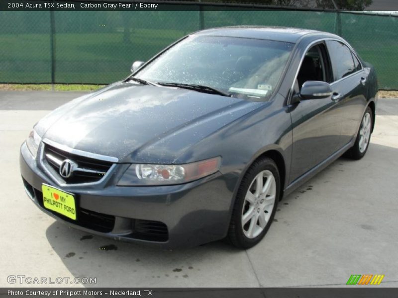 Carbon Gray Pearl / Ebony 2004 Acura TSX Sedan