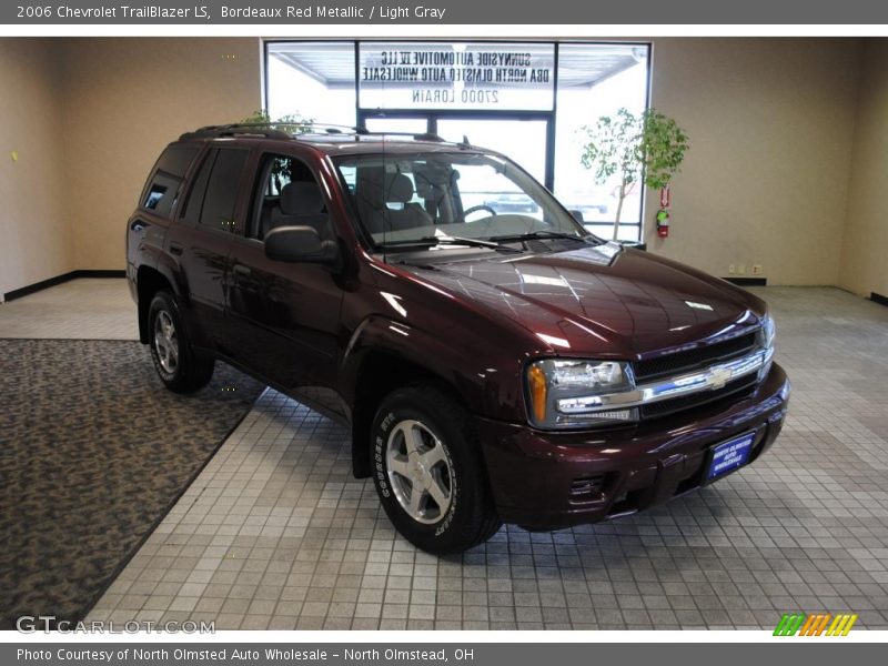 Bordeaux Red Metallic / Light Gray 2006 Chevrolet TrailBlazer LS