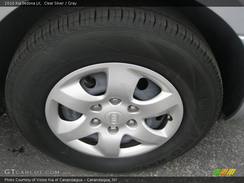 Clear Silver / Gray 2010 Kia Sedona LX