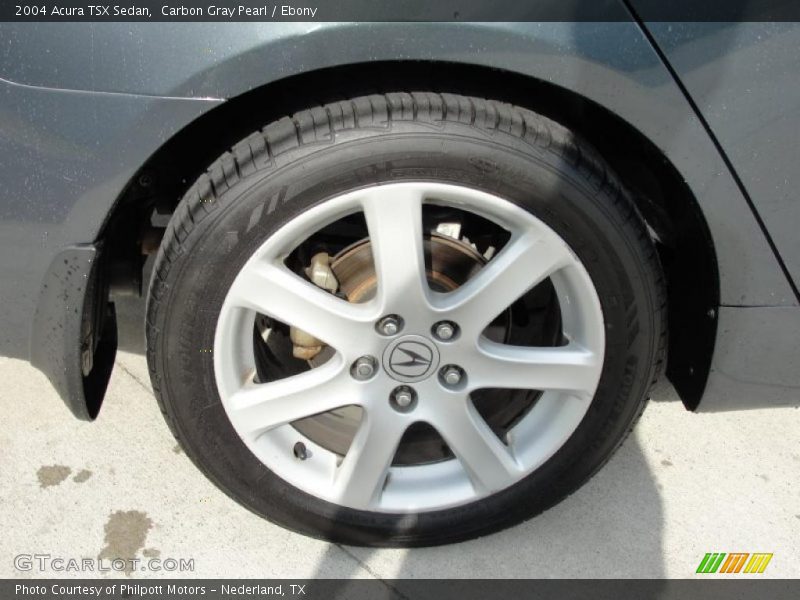 Carbon Gray Pearl / Ebony 2004 Acura TSX Sedan