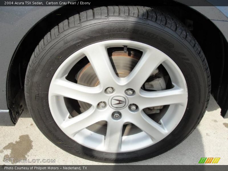 Carbon Gray Pearl / Ebony 2004 Acura TSX Sedan