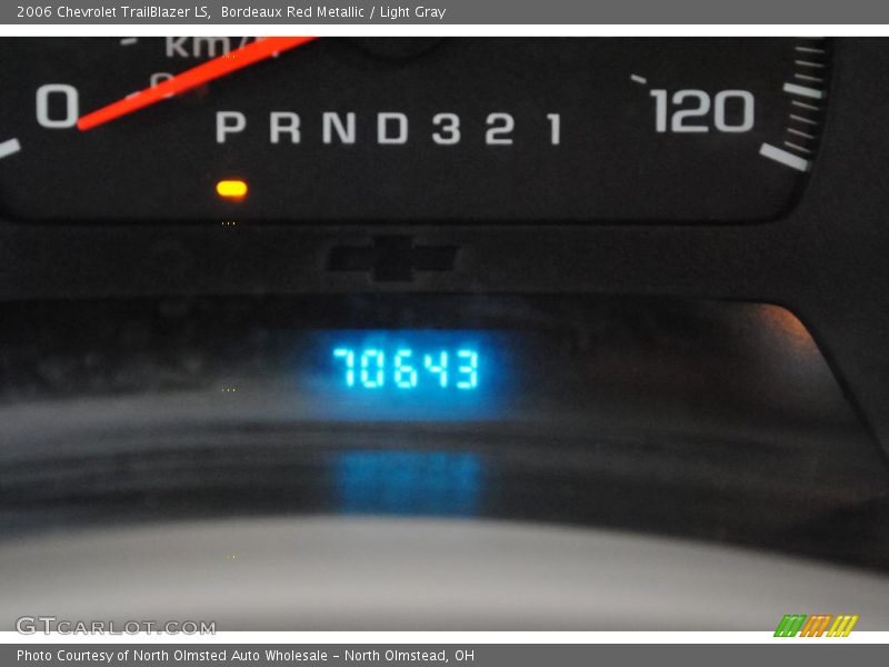 Bordeaux Red Metallic / Light Gray 2006 Chevrolet TrailBlazer LS