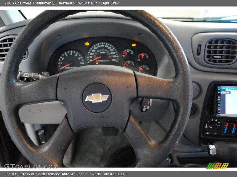 Bordeaux Red Metallic / Light Gray 2006 Chevrolet TrailBlazer LS