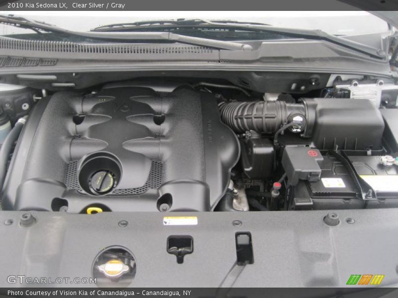Clear Silver / Gray 2010 Kia Sedona LX