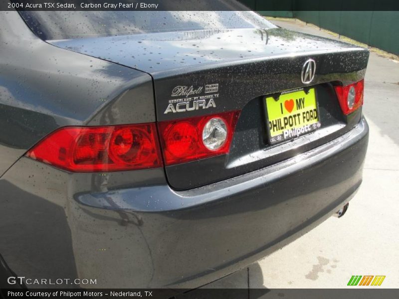 Carbon Gray Pearl / Ebony 2004 Acura TSX Sedan