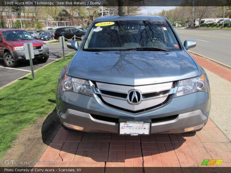 Steel Blue Metallic / Ebony 2008 Acura MDX Technology
