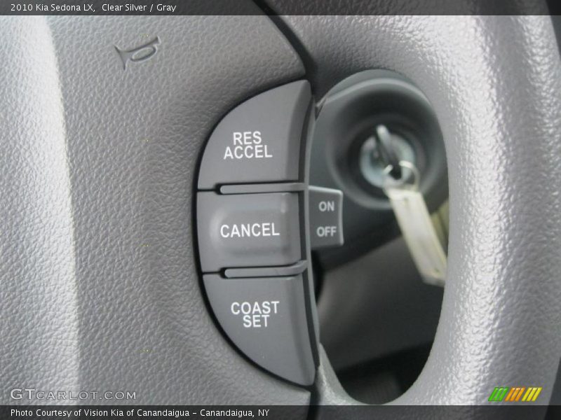 Clear Silver / Gray 2010 Kia Sedona LX