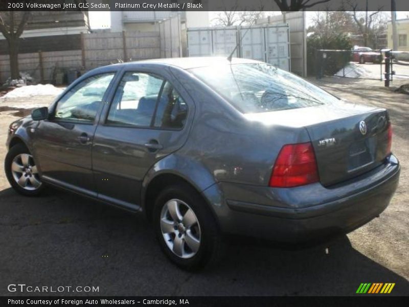 Platinum Grey Metallic / Black 2003 Volkswagen Jetta GLS Sedan
