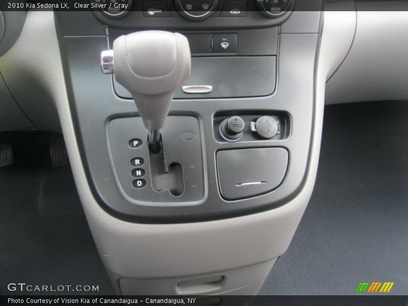 Clear Silver / Gray 2010 Kia Sedona LX