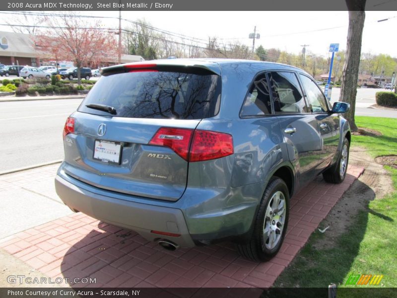 Steel Blue Metallic / Ebony 2008 Acura MDX Technology
