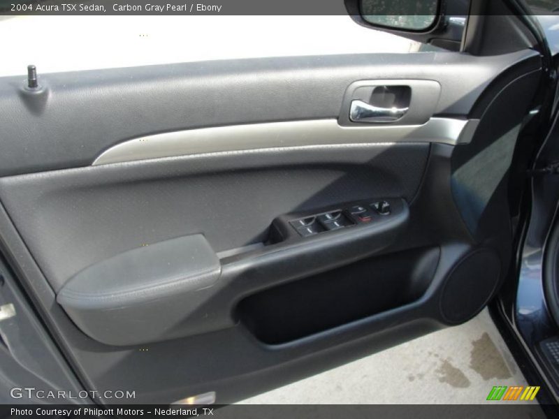 Carbon Gray Pearl / Ebony 2004 Acura TSX Sedan