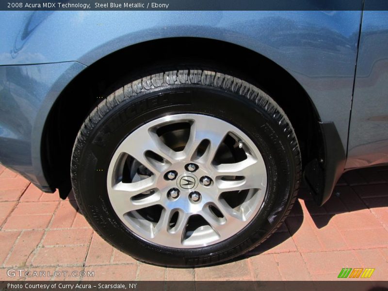 Steel Blue Metallic / Ebony 2008 Acura MDX Technology