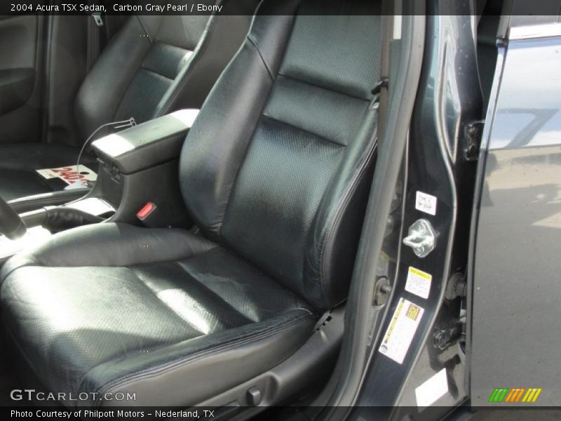 Carbon Gray Pearl / Ebony 2004 Acura TSX Sedan