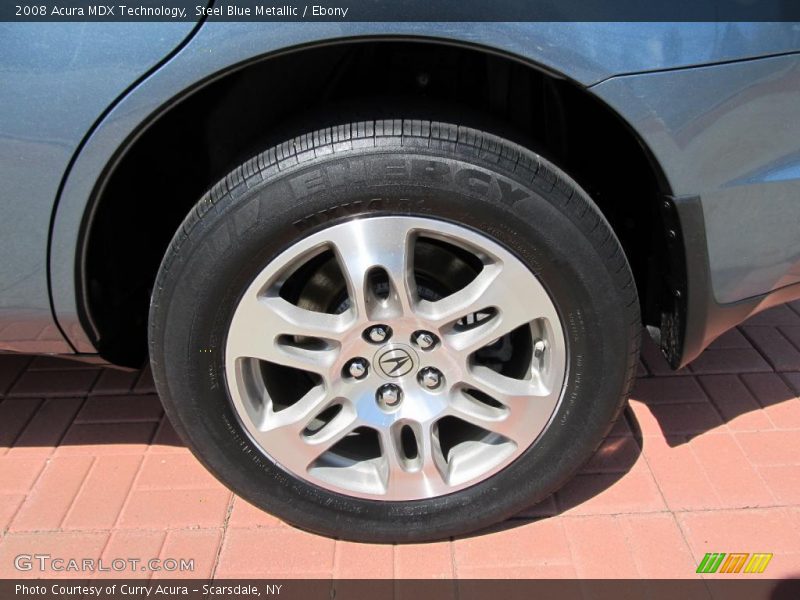 Steel Blue Metallic / Ebony 2008 Acura MDX Technology