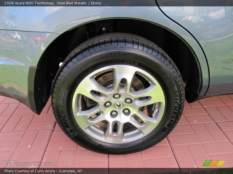 Steel Blue Metallic / Ebony 2008 Acura MDX Technology