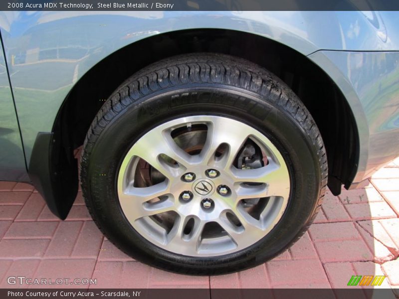 Steel Blue Metallic / Ebony 2008 Acura MDX Technology