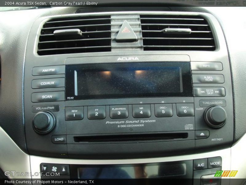 Carbon Gray Pearl / Ebony 2004 Acura TSX Sedan