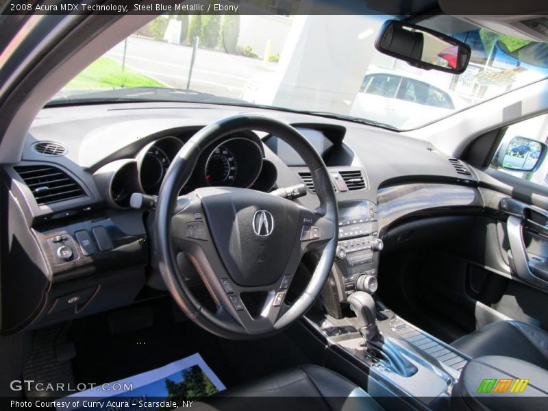 Steel Blue Metallic / Ebony 2008 Acura MDX Technology