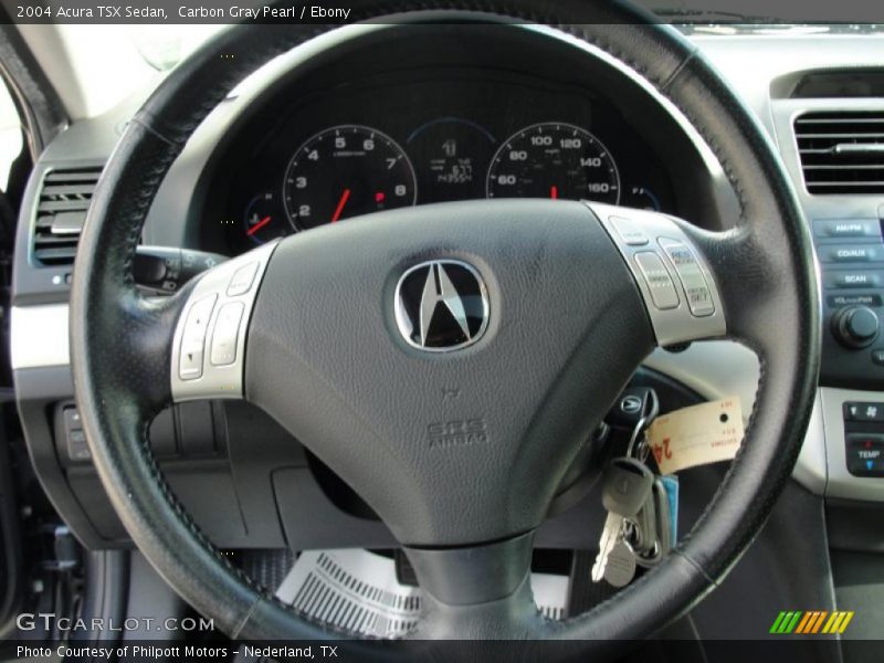 Carbon Gray Pearl / Ebony 2004 Acura TSX Sedan