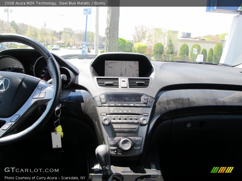Steel Blue Metallic / Ebony 2008 Acura MDX Technology