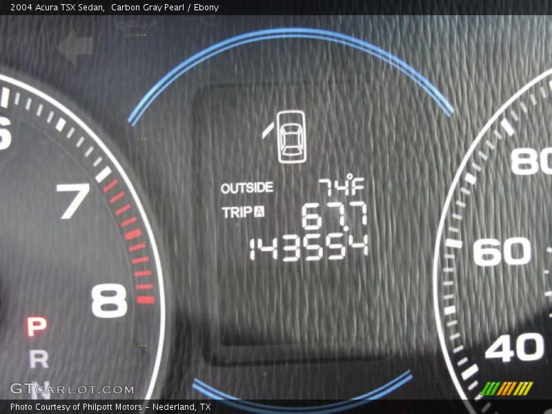 Carbon Gray Pearl / Ebony 2004 Acura TSX Sedan