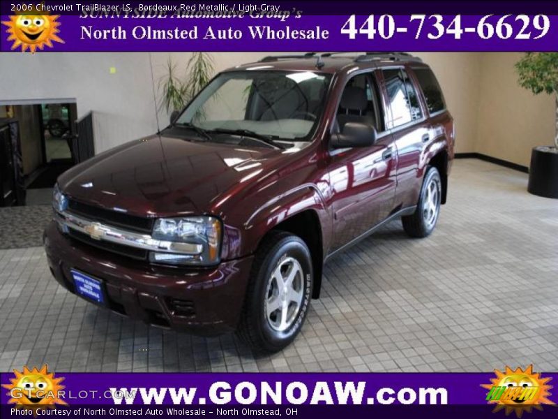 Bordeaux Red Metallic / Light Gray 2006 Chevrolet TrailBlazer LS