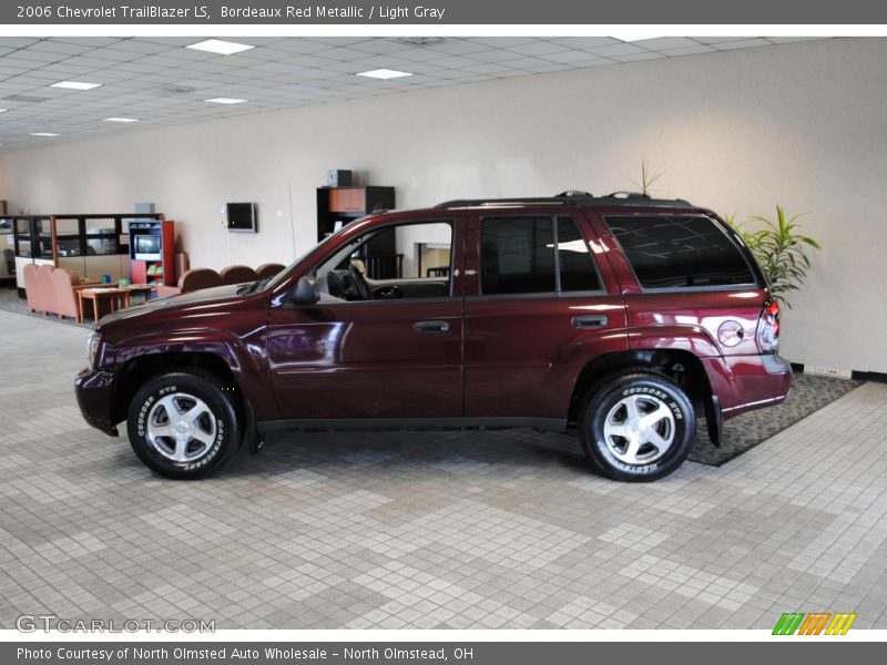 Bordeaux Red Metallic / Light Gray 2006 Chevrolet TrailBlazer LS