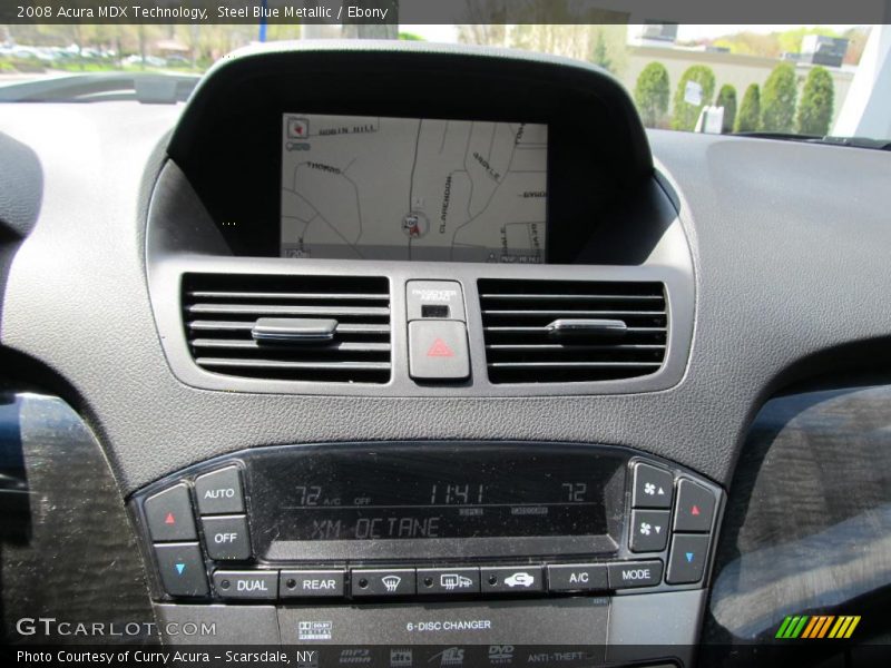 Steel Blue Metallic / Ebony 2008 Acura MDX Technology