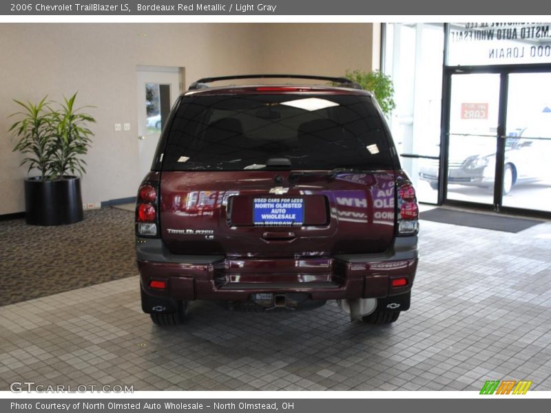 Bordeaux Red Metallic / Light Gray 2006 Chevrolet TrailBlazer LS