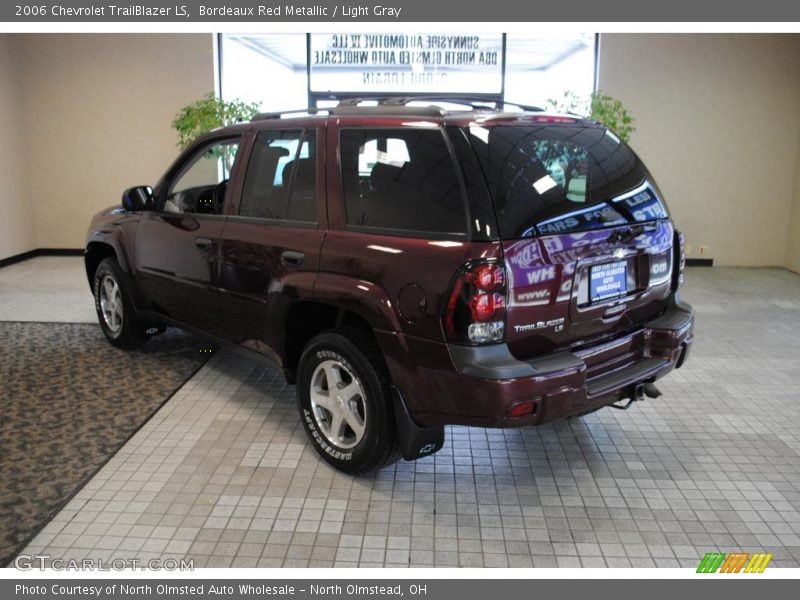 Bordeaux Red Metallic / Light Gray 2006 Chevrolet TrailBlazer LS