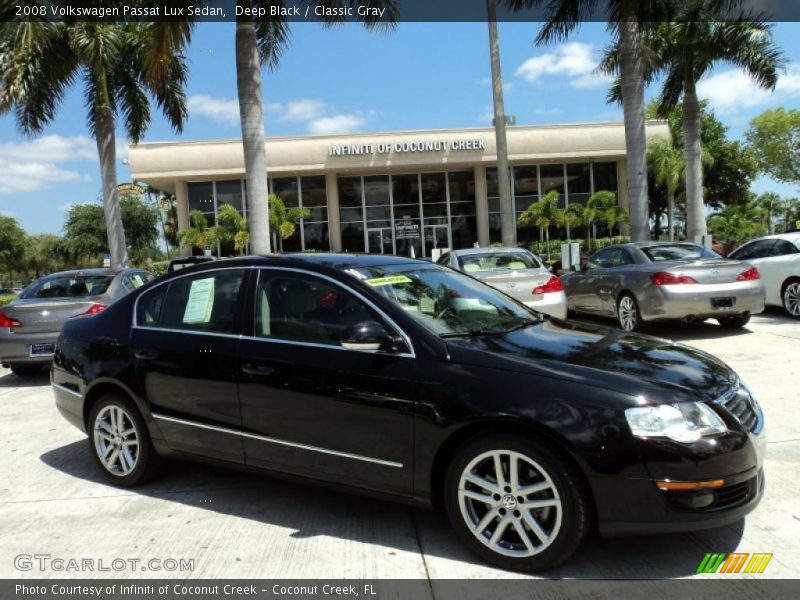 Deep Black / Classic Gray 2008 Volkswagen Passat Lux Sedan