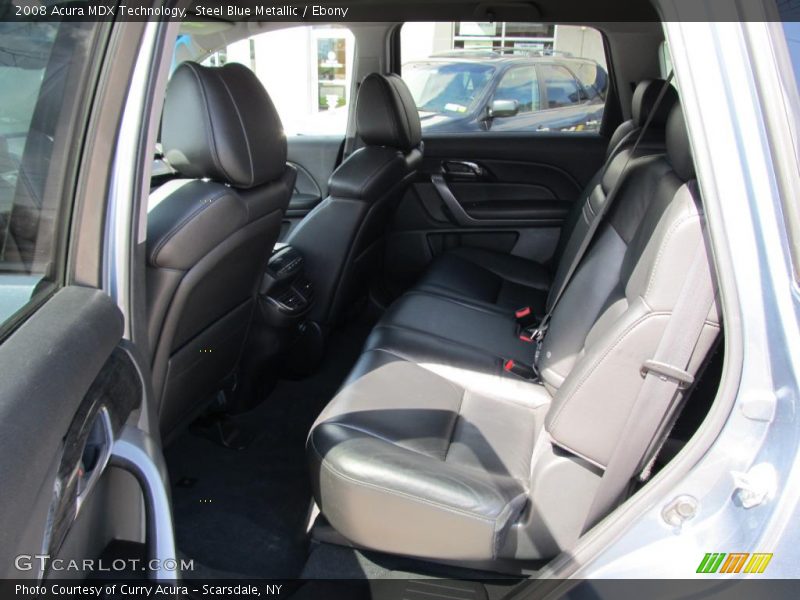Steel Blue Metallic / Ebony 2008 Acura MDX Technology