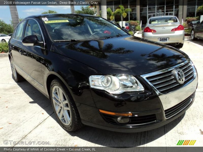 Deep Black / Classic Gray 2008 Volkswagen Passat Lux Sedan