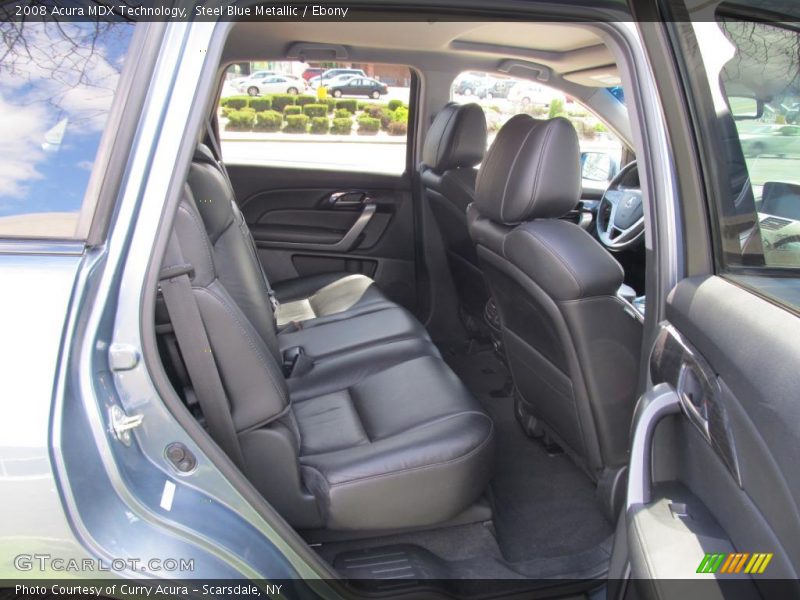 Steel Blue Metallic / Ebony 2008 Acura MDX Technology