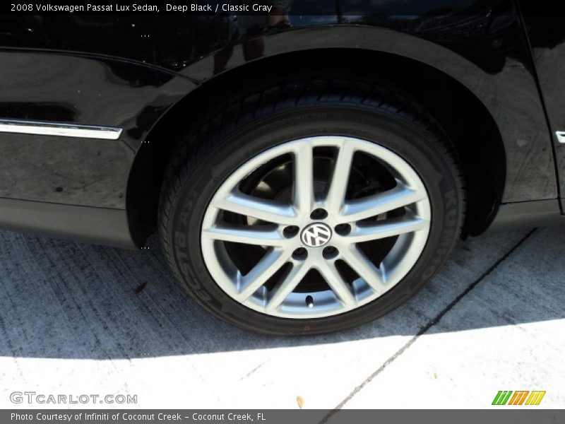 Deep Black / Classic Gray 2008 Volkswagen Passat Lux Sedan