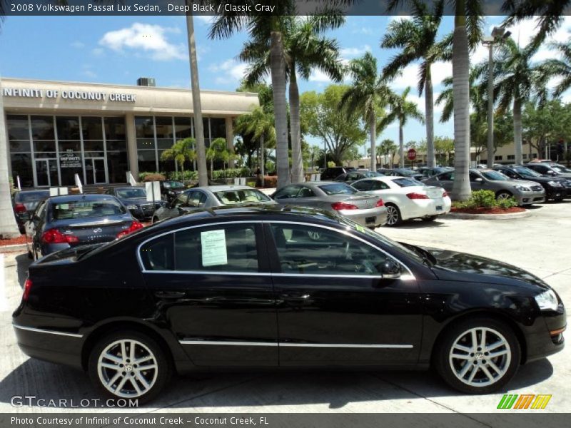 Deep Black / Classic Gray 2008 Volkswagen Passat Lux Sedan