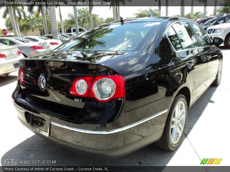 Deep Black / Classic Gray 2008 Volkswagen Passat Lux Sedan
