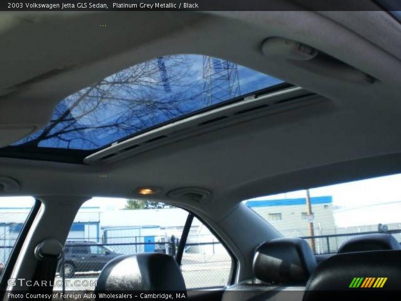 Platinum Grey Metallic / Black 2003 Volkswagen Jetta GLS Sedan