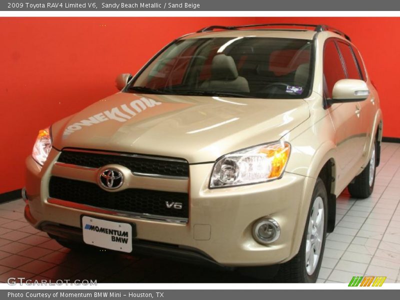 Sandy Beach Metallic / Sand Beige 2009 Toyota RAV4 Limited V6