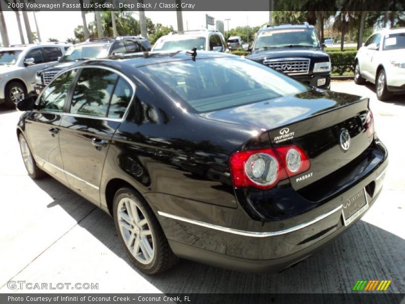 Deep Black / Classic Gray 2008 Volkswagen Passat Lux Sedan