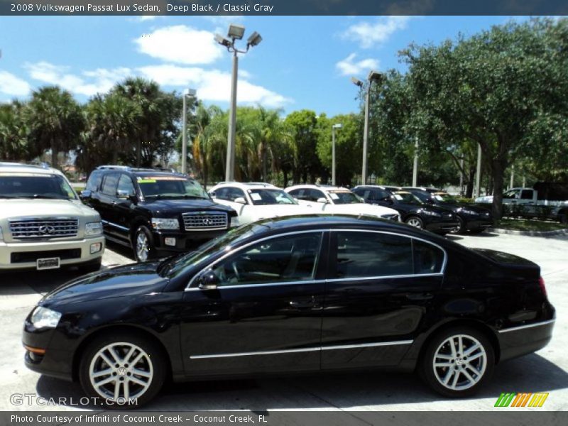 Deep Black / Classic Gray 2008 Volkswagen Passat Lux Sedan